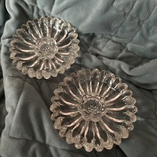 Pair vtg crystal for sale  Flint