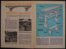 Trestle picnic table for sale  Diamond Point