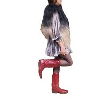 Red leather cowboy for sale  LONDON