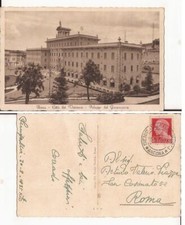 Storia postale cartolina usato  Roma