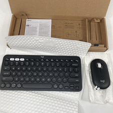 Teclado e mouse Logitech Pebble 2 combo compacto sem fio 920-012415 preto comprar usado  Enviando para Brazil