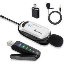 Microfone de lapela USB sem fio para MacBook PC zoom podcast YouTube comprar usado  Enviando para Brazil