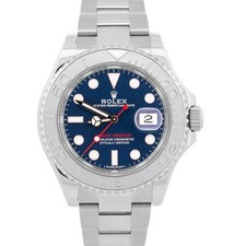 PAPERS Rolex Yacht-Master relógio de aço inoxidável platina azul 40 mm 116622 CAIXA comprar usado  Enviando para Brazil
