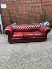 Vintage oxblood leather for sale  ROSSENDALE