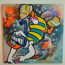 Dipinto disney stile usato  Settimo Milanese
