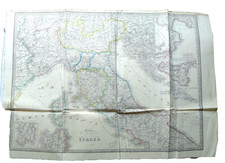 1857 antica mappa usato  Cremona