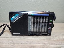 Rádio de bolso receptor analógico 12 bandas antigo Sangean FM AM MW SW MS-103  comprar usado  Enviando para Brazil