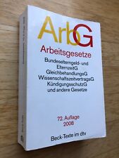 Arbg arbeitsgesetze 72 gebraucht kaufen  Rielasingen-Worblingen