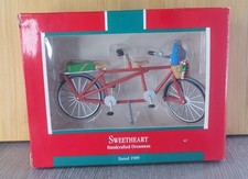 Ornamento de lembrança Hallmark "Sweetheart" 1989- Bicicleta comprar usado  Enviando para Brazil