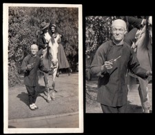 MAQUIAGEM RUIM CHINESA COOLiE FATO HOMEM AMANTES CAVALO GUIA ~ DÉCADA DE 1930 FOTO VINTAGE , usado comprar usado  Enviando para Brazil