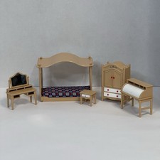 Lote de guarda-roupa, cama, penteadeira, mesa, mesa lateral vintage Tomy casas menores comprar usado  Enviando para Brazil