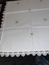 Mitteldecke damast stickereien gebraucht kaufen  Bremerhaven