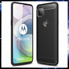 COVER CARBON PER MOTOROLA MOTO G 5G CUSTODIA NERA OPACA IN TPU MORBIDA ANTIURTO comprar usado  Enviando para Brazil