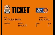 Tickets 2025 basketball gebraucht kaufen  Ulm