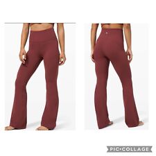 Calça Leggings LULULEMON Groove Nulu Cintura Super Alta Flared Yoga Athleisure Tamanho 6 comprar usado  Enviando para Brazil