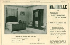 Publicité ancienne meubles d'occasion  France
