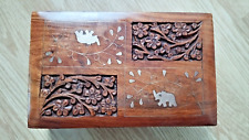 Boite bois sculptée d'occasion  France