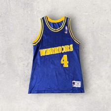 Camiseta Vintage Golden State Warriors #4 Webber Adulto Azul Tamanho 40 Champion Masculina comprar usado  Enviando para Brazil