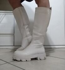Stivali donna beige usato  Torrenova