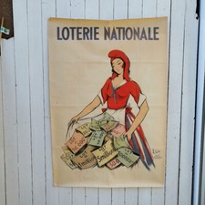 Grande affiche loterie d'occasion  Theix