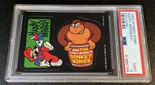 Adesivos PSA 9 1982 Donkey Kong feliz aniversário Topps Nintendo Super Mario Bros comprar usado  Enviando para Brazil