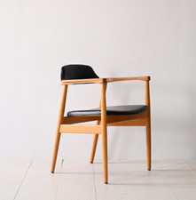 MidCentury Poltrona rivestita in similpelle, design scandinavo vintage, 60s, usado comprar usado  Enviando para Brazil