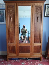 edwardian wardrobe for sale  FAREHAM