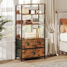 Tier bookshelf drawers for sale  SALFORD