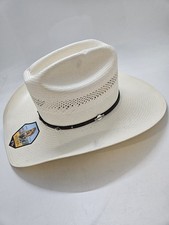 Chapéu de cowboy Stetson Lobo 10X palha natural tamanho 7 3/8 comprar usado Chapéu de cowboy Stetson Lobo 10X palha natural tamanho 7 3/8 comprar usado  Enviando para Brazil