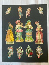 Planche chromos vintage d'occasion  Vieux-Boucau-les-Bains