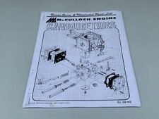 Vintage mcculloch chainsaws for sale  Boulder Junction