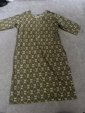 Green ethnic print for sale  LEICESTER