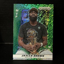 2024-35 Prizm Deca Jaylen Brown FOTL MVP Green Shimmer /12 No. Celtics 291 comprar usado  Enviando para Brazil