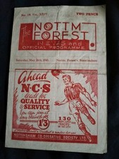 Rare vintage programme for sale  BRADFORD