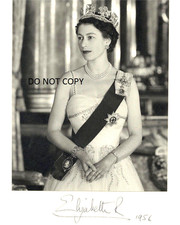 Usado, Foto reimpressão assinada 8x10 autografada da rainha Elizabeth #2!! comprar usado  Enviando para Brazil
