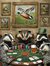 Badger playing metal for sale  DUNSTABLE