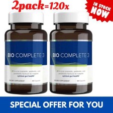 Usado, Suplemento pósbiótico probiótico BIO COMPLETE 3 unidades 120 cápsulas @ comprar usado  Enviando para Brazil