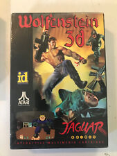 WOLFENSTEIN 3D Atari Jaguar Carrinho, Manual, Inserção Branca, Sobreposição J9028 CIB NÃO USADO comprar usado  Enviando para Brazil