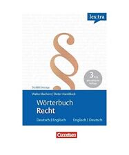 Lextra fachwörterbücher engl gebraucht kaufen  Trebbin