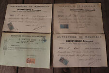 Ancien papier entreprise d'occasion  La Côte-Saint-André