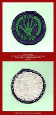 Girl Guides - grande emblema de proficiência "FRIEND TO THE DEAF" apoio branco 1938 ^ comprar usado  Enviando para Brazil
