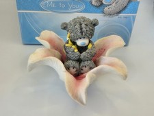 Bear figurine blossoming for sale  KING'S LYNN