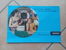 Brochure grundig transistors d'occasion  La Roche-sur-Yon