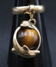 gold tigers eye ring for sale  LEEDS