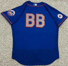 Camiseta BAT BOY tamanho 48 #BB 2021 NEW YORK METS GAME EMITIDA ROAD BLUE "41" MLB comprar usado  Enviando para Brazil
