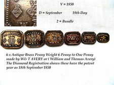 Antique brass lozenge for sale  FAKENHAM