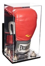 Luva De Boxe Vertical estojo de exibição com espelho, Ouro Risers, com m & mirrorbase A092 comprar usado  Enviando para Brazil