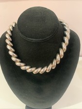 COLAR DE PRATA ESTERLINA 16" SAN MARCO LINK 925 PEÇA DE DECLARAÇÃO 77,2 GR comprar usado  Enviando para Brazil
