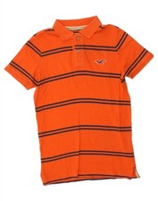 Usado, Camisa polo masculina HOLLISTER pequena laranja listrada algodão ED10 comprar usado  Enviando para Brazil