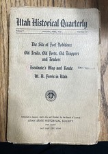 Usado, UTAH HISTORICAL QUARTERLY Ft Robidoux Escalante's Map & Route old trails 1941 comprar usado  Enviando para Brazil